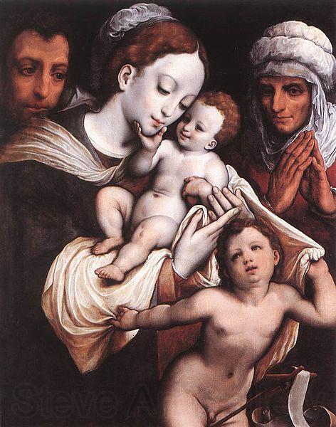 Cornelis van Cleve Holy Family